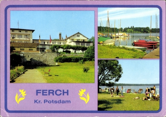 Ak Ferch am Schwielowsee, FDGB herstellingsoord Pierre Semard