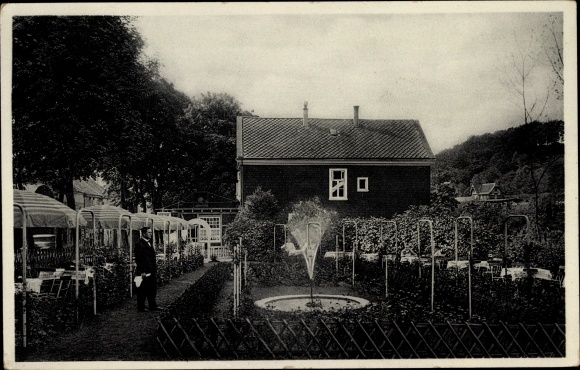 Postcard Krebsöge Radevormwald Oberbergischer Kreis, Gasthof zum alten Brauhaus