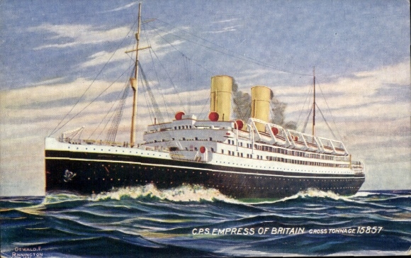 Ak-stoomboot Empress of Britain, Canadian Pacific Ships, CPS