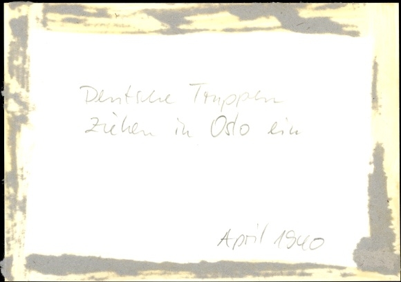 Photo German troops enter Oslo, April 1940