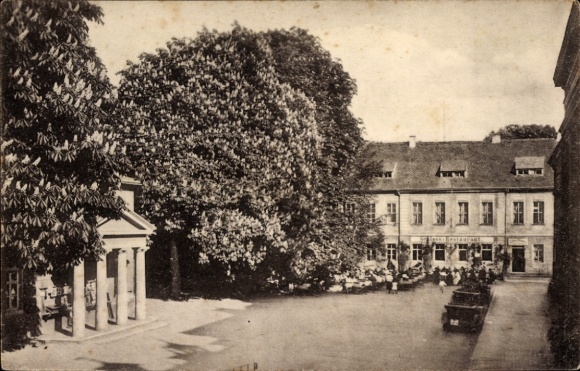 Postcard Dresden Pillnitz, Castle Inn, owner Ernst Großmann