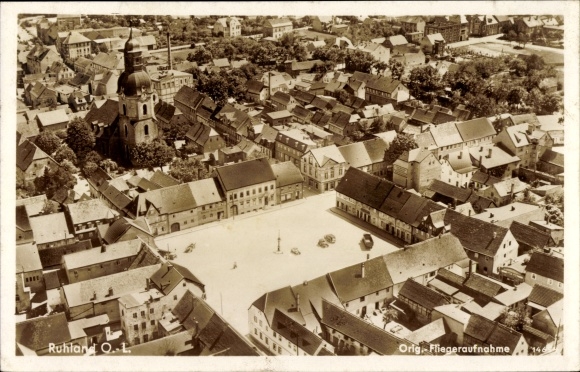 PC Ruhland Oberlausitz, aerial photo of the place
