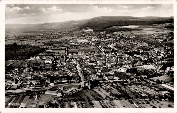 Postcard Wiesloch in Baden, panorama