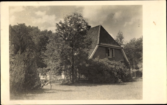 Foto Ak Hamburg Wandsbek Wohldorf Ohlstedt, huis met tuin