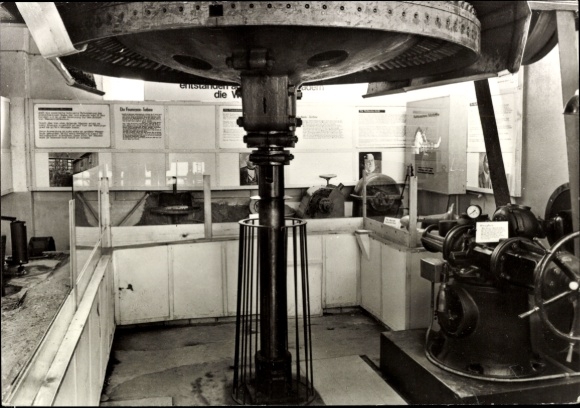Postcard Ziegenrück am Schiefergebirge Thuringia, Hydropower Museum, Turbine Room