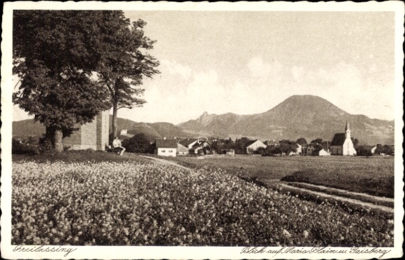 Postcard Freilassing, Maria Plain, Gaisberg
