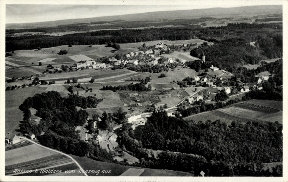 Ak Bad Waldsee in Oberschwaben Württemberg, Luftbild