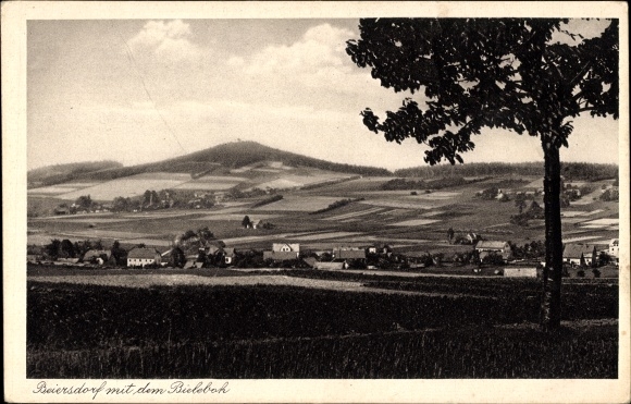 Ansichtkaart Beiersdorf Oberlausitz, Panorama, Bieleboh