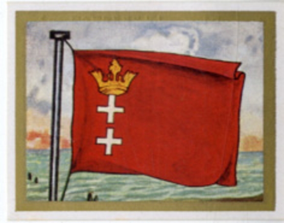 Collection picture III. Reich flags and standards No. 87, Book 1, national colors of Danzig