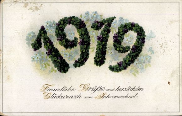 PC Happy New Year, year 1919, Klee