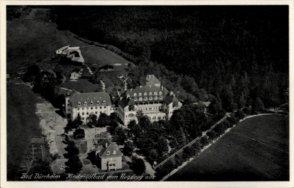 Ak Bad Dürrheim im Schwarzwald, Luftaufnahme
