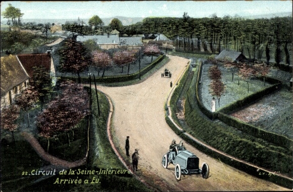 Postcard Eu Seine Maritime, tour of the Seine Inferieure