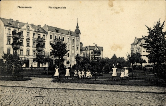Ak Nowawes Babelsberg Potsdam, Plantagenplatz