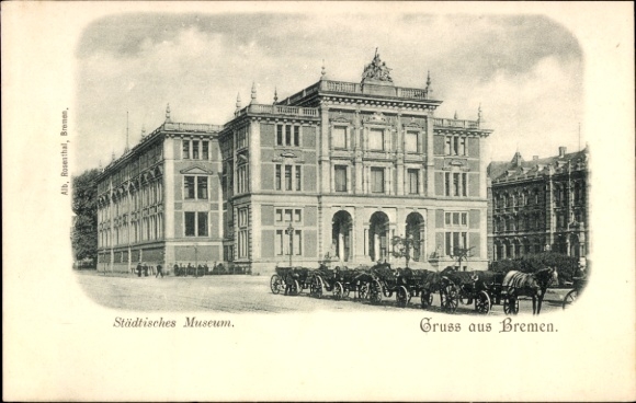 Postcard Bremen, Municipal Museum