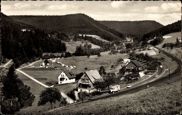 Ak Alpirsbach im Schwarzwald, Campingplatz im Ehlenbogental