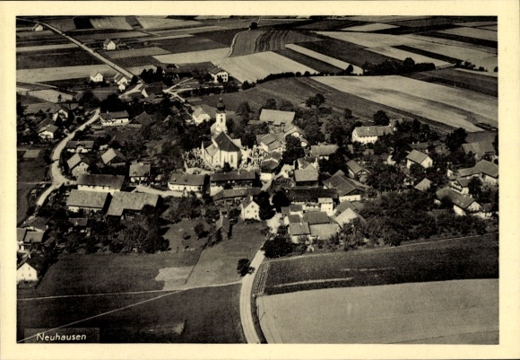 Ak Neuhausen Offenberg in Neder-Beieren, luchtfoto