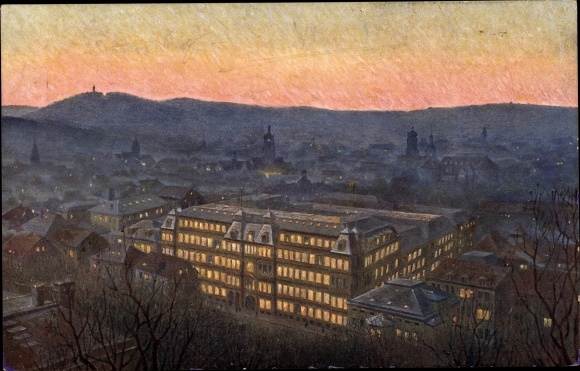 Artist PC Stuttgart in Württemberg, building of the general. German insurance company