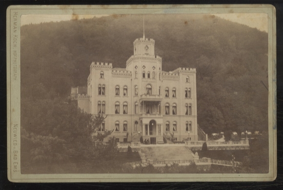 Cabinet Foto Bad Ems an der Lahn, Schloss Balmoral