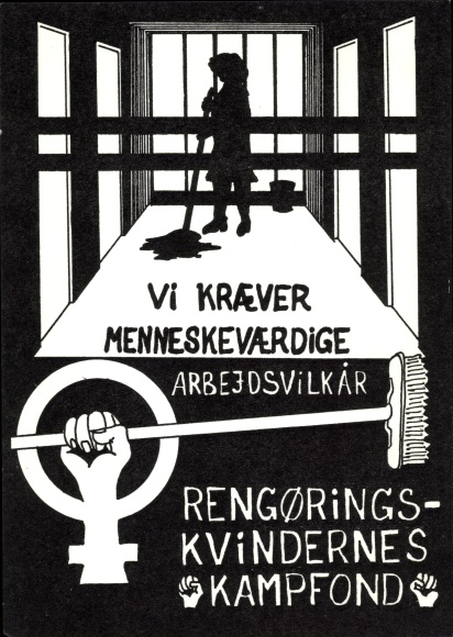 Postcard Denmark, Rengørings-Kvindernes kampfond