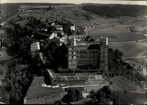 Photo Eichstätt in Upper Bavaria, aerial photograph, Willibaldsburg