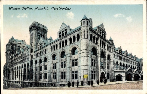 PC Montreal Quebec Canada, Windsor train station