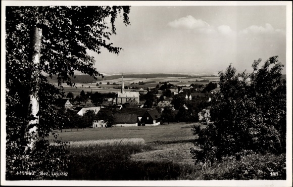 Ak Mühlau in Sachsen, Teilansicht
