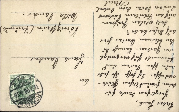 Ak Prins Wilhelm van Pruisen, pony