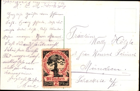 Artist Postcard Solstice celebration, publishing house for the German culture abroad