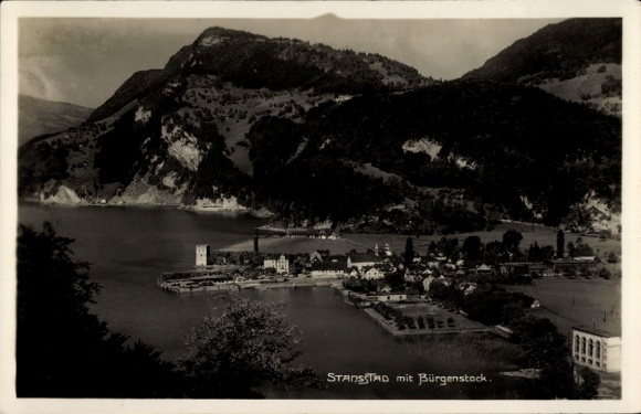 KP Stansstad Canton Nidwalden, Bürgenstock, krajobraz górski, jezioro