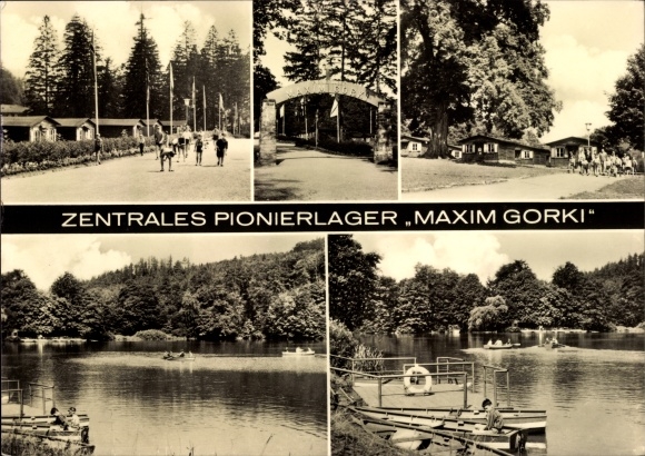 PC Wilhelmsthal Gerstungen in Thuringia, central pioneer camp Maxim Gorki