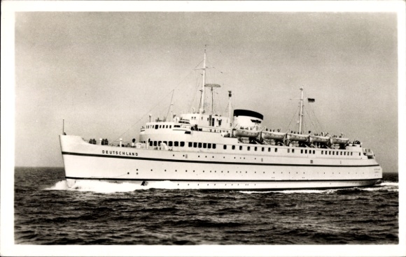 Ak Bundesbahn Hochsee Vliegdekschip Duitsland