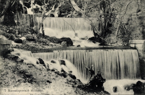 Ak Massandra Krim Ukraine, Massandrowsky Wasserfall