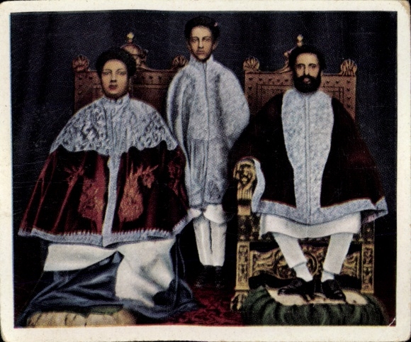 Collector's picture The Post-War Period No. 123, March 1928, Ras Tafari, Emperor of Abyssinia