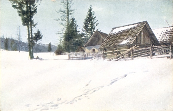 Postcard Mönichkirchen in Niederösterreich, Mönichkirchner Schwaig, Winter