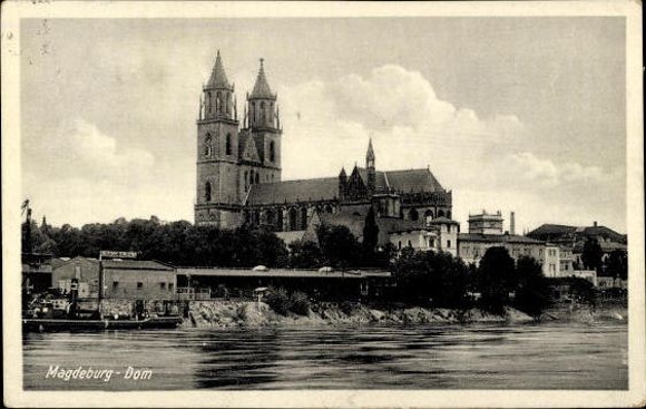 49 Ak Magdeburg Elbe, diverse Ansichten, kleinformatig
