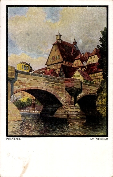 KP artystyczna Prentzel, Hans, Bietigheim Bissingen am Neckar, most, dyliżans, budynek