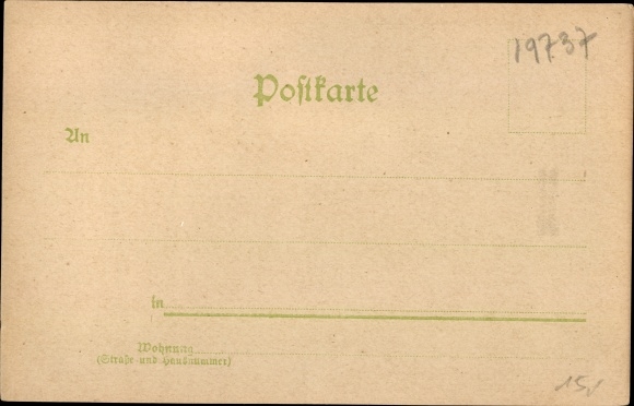 Judaika Artist Postcard Dreyfus Affair, Zola Esterhazy, The Veiled Lady No. 4