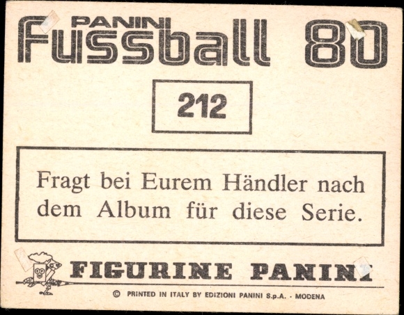 Verzamelfoto voetbal 1980, foto nr. 212, Leverkuse-Bayern München, aanvoerder hertog