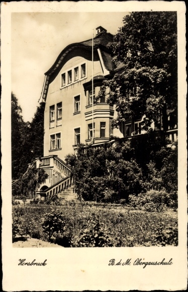 Ak Hersbruck in Mittelfranken, BdM Obergauschule