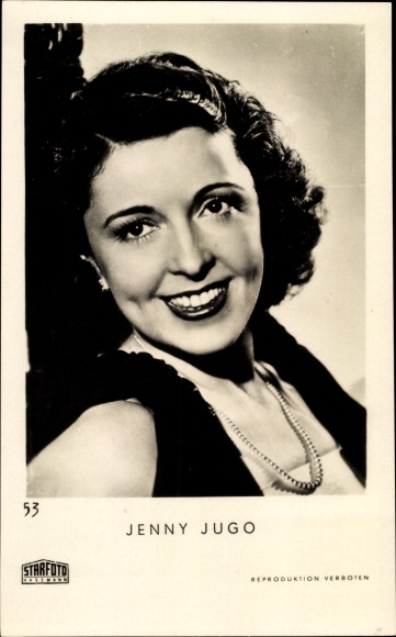 Postcard Actress Jenny Jugo, portrait