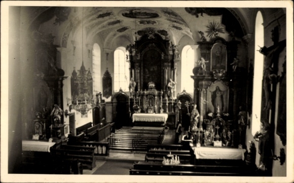 foto Ak Bad Kohlgrub in Opper-Beieren, Kerk