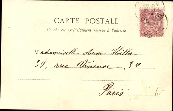 Postcard La Mode au XXe Siecle, man and woman in fur coats