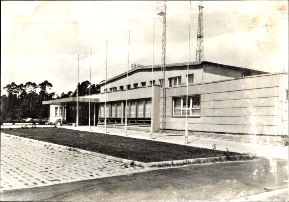 Postcard Schleife in Upper Lusatia, sports hall