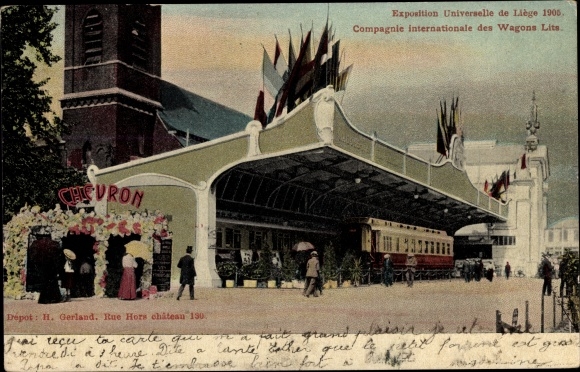 PC Liège Liège Wallonia, Exposition Universelle 1905, Compagnie Internationale des Wagons Lits