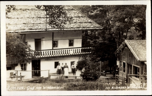 Postcard Ramsau in Berchtesgadener Land Upper Bavaria, Aschauer Wimbachklamm