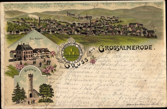lito Großalmerode w Hesji, Kaiserl. Poczta, Bilstein