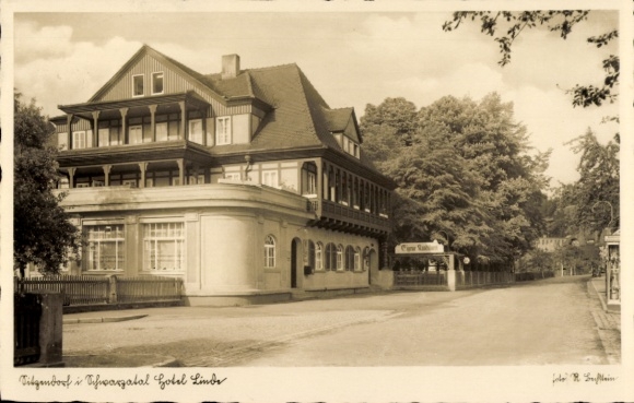 Ak Sitzendorf in Thüringen, Hotel zur Linde