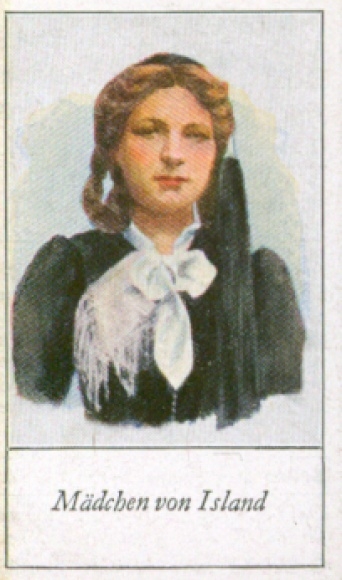 Collection picture The peoples of Europe, a contribution to racial science, 98 girls from Iceland