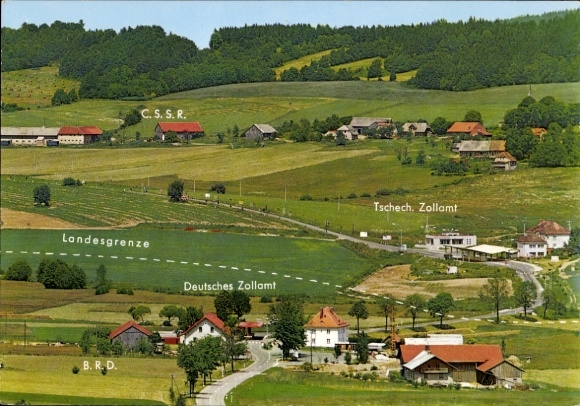 Postcard Furth im Wald Oberfpalaz Bavaria, German Czech border
