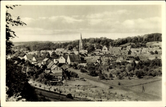 Postcard Burg Stargard in Mecklenburg, general view